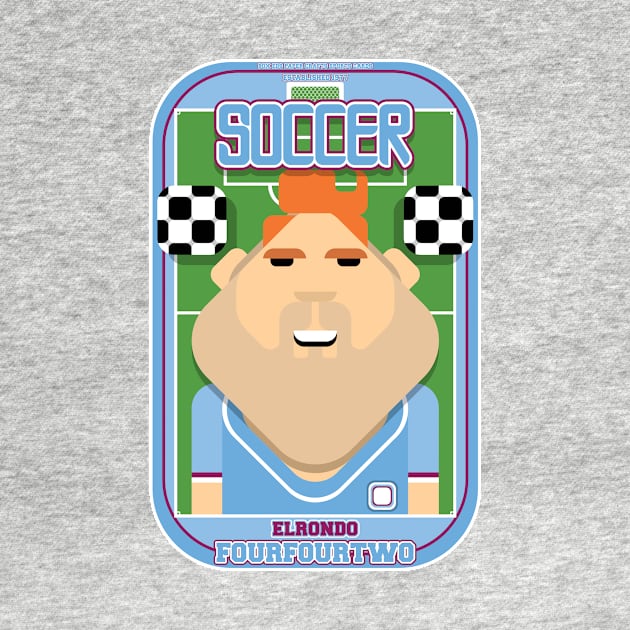 Soccer/Football Sky Blue - Elrondo Fourfourtwo - Josh version by Boxedspapercrafts